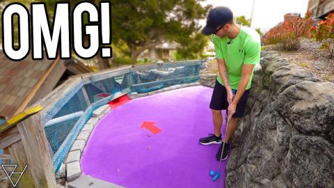 These Mini Golf Holes Are INSANE! - Crazy Mini Golf Cours...