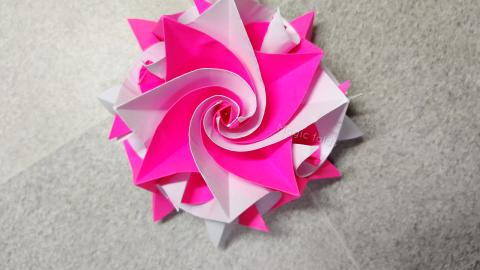 Origami Aquilegia Flower | Origami tutorial | Paper craft...