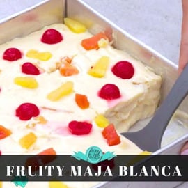 Filipino Fruity Maja Blanca – Creamy No-Bake Dessert Yo...