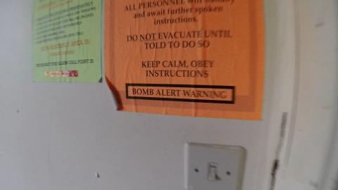 EXPLORING OLD WW2 BASE... FOUND THESE SIGNS ON WALL...