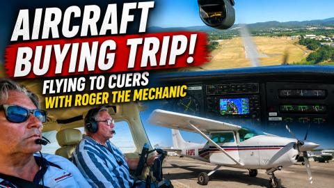 Flying a C182 to Cuers in the South of France to look at ...