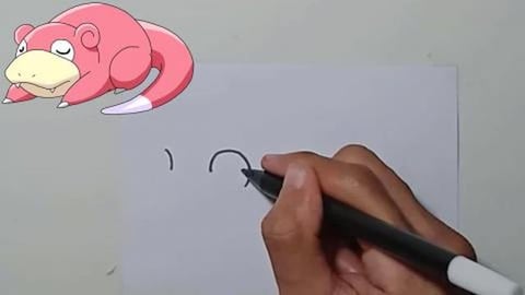 Drawing Pokemon slowpoke shorts