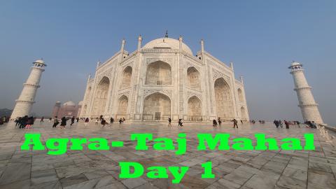 Agra India - Taj Mahal Day 1. Such a special place