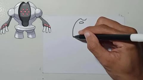 Drawing Pokemon Registeel