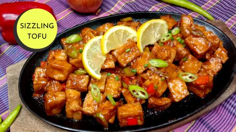 HOW TO MAKE SIZZLING TOFU SISIG // SIZZLING TOFU AT HOME