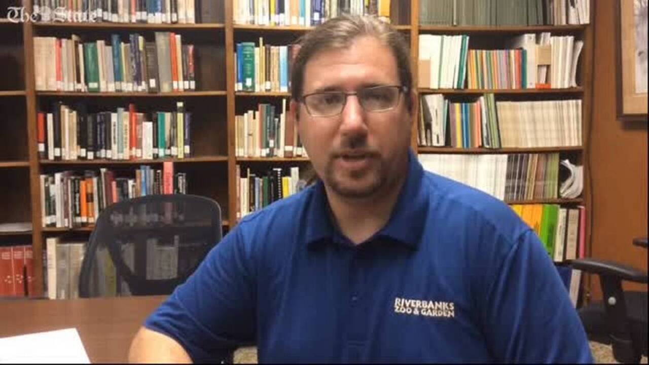 Scientist Adam HartstoneRose on Riverbanks Zoo eclipse observations