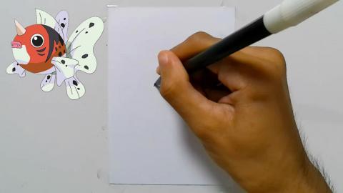 Drawing Pokemon seaking