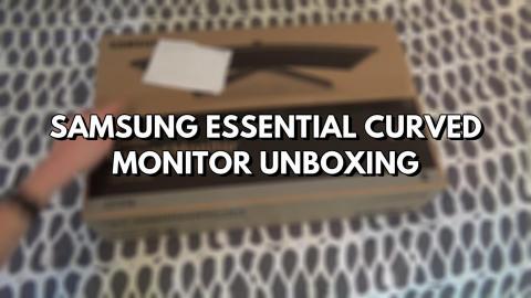 Samsung Essential Curved Monitor (CF396) Unboxing | TechL...