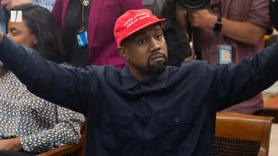 Black Distressed Kanye West 2023 Dad Cap Hat New Year 