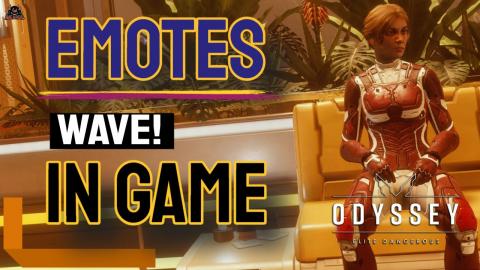 Setting up Emotes in Elite Dangerous Odyssey
