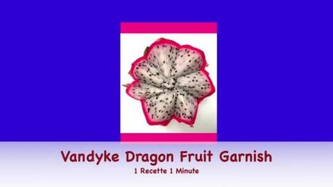 Vandyke Dragon Fruit Garnish (shorts)