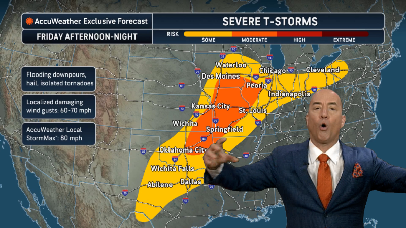 One more round of snow and storms on the way for the central US ...