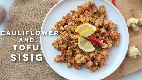Cauliflower and Tofu Sisig Recipe | Savory Veggie Sisig