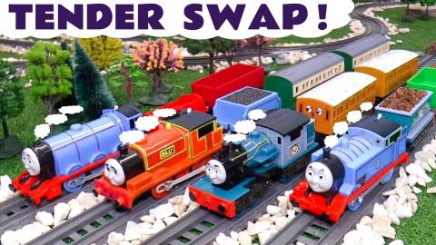Thomas and Friends Trains SWAP Tenders in this Toy Train ...