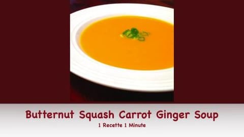 Butternut Squash Carrot Ginger Soup (shorts)