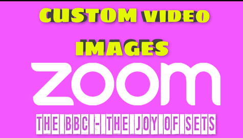 Using Zoom Custom background images and video