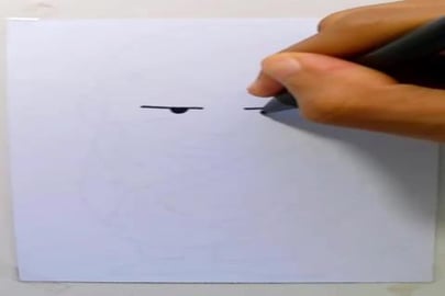 Drawing Krilin Dragon Ballz shorts