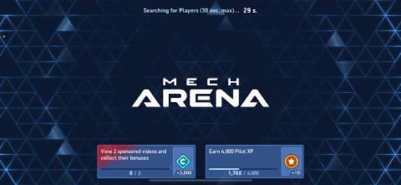 Mech arena: 20/2 gameplay (Solis MVP)