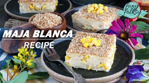 Learn how to make MAJA BLANCA (Filipino Coconut Milk Pudd...