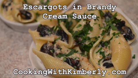 How to Cook Escargots in Brandy Cream Sauce: Cooking with...