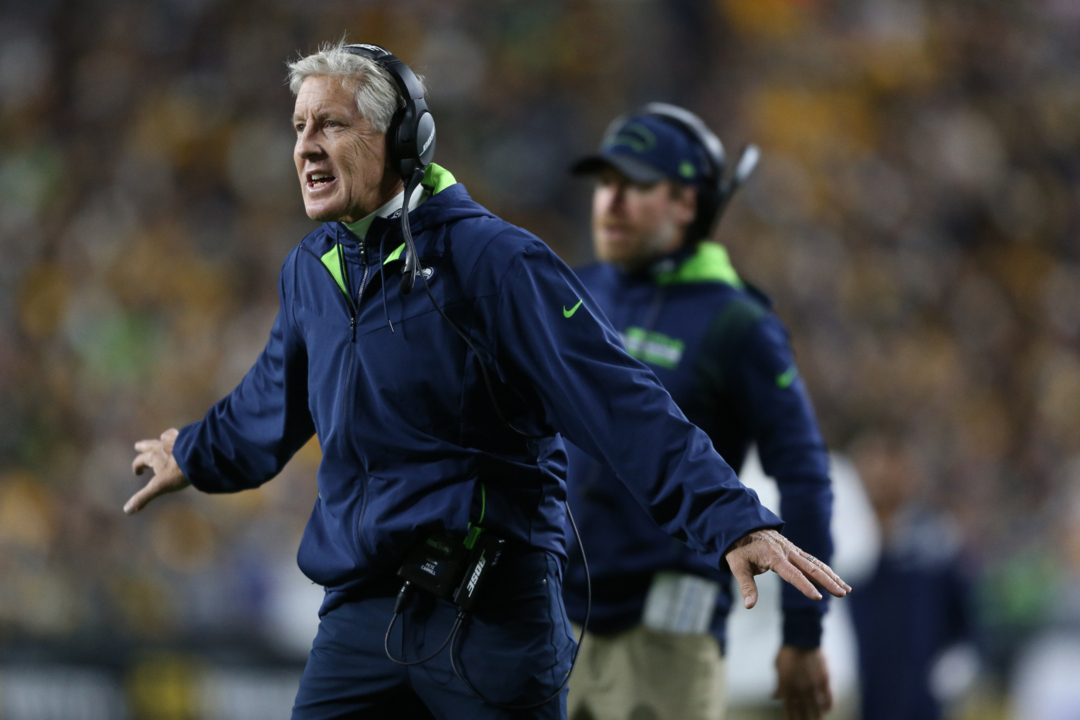 Seahawks Cam Newton rumors: Pete Carroll says team has spoke to free agent  QB since Russell Wilson finger injury - DraftKings Network