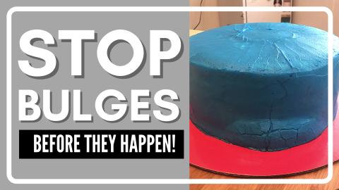 Keep Your Iced Cake from Bulging | QUICK TROUBLESHOOTING!...