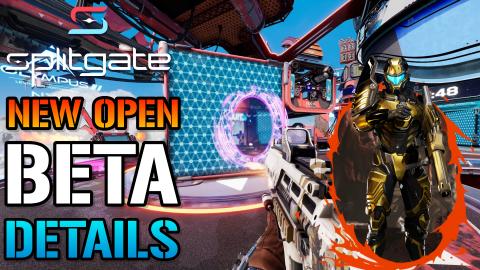 Splitgate: NEW Open BETA Dates! July 13th & Pre Beta DEMO...