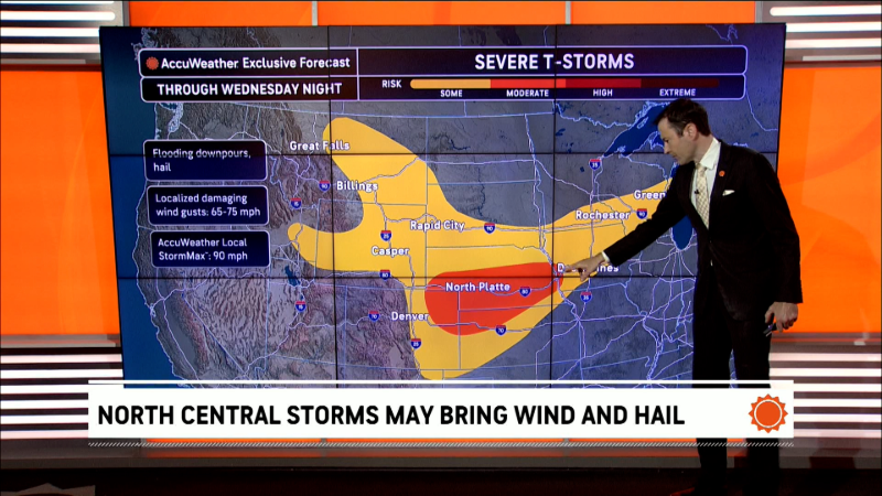Severe storms may hit the Upper Midwest with strong wind and hail ...