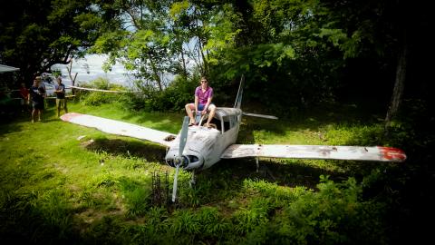 Costa Rica Off The Beaten Path - Samara PLANE GRAVEYARD