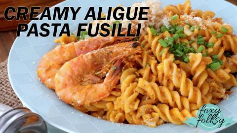 Creamy ALIGUE PASTA FUSILLI