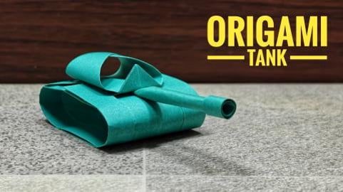 Origami Tank _ Origami Toys 