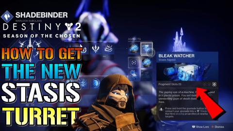 Destiny 2: How To Get The Amazing NEW Stasis Turret! The "Bleak Watcher