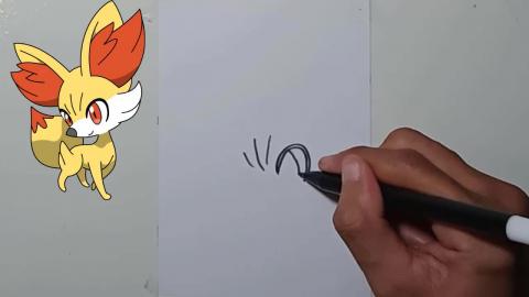 Draw pokemon fennekin shorts