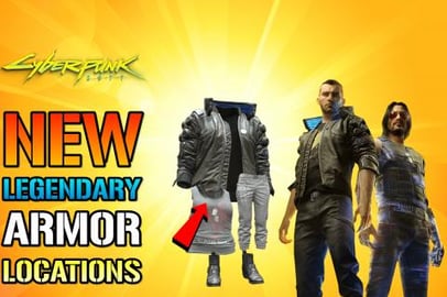 Cyberpunk 2077: Amazing New Legendary Armor! Jackets, Sho...