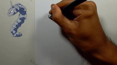 Drawing Pokemon ONIX