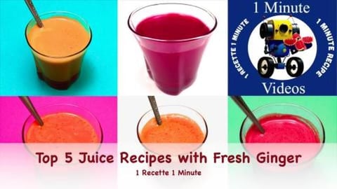 Top 5 Juice Recipes with Fresh Ginger / Homemade & Health...