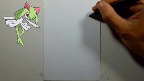 drawing Pokemon KIRLIA