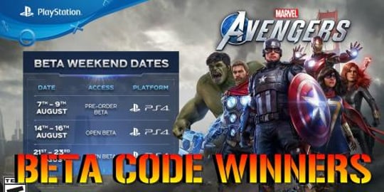 Marvel's Avengers: BETA CODE 24 (HR) Giveaway Winner! & Y...