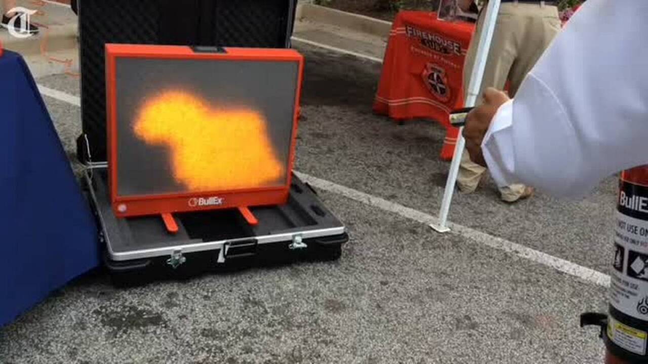 New digital fire extinguisher trainer for MaconBibb County Macon