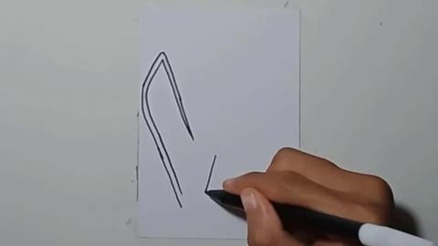 Drawing Graffiti W V3 #shorts