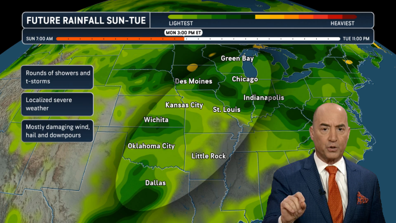 Severe weather ramps up this weekend across central US | AccuWeather