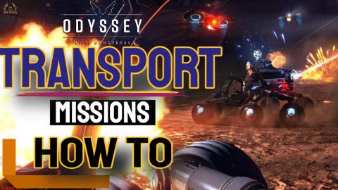 Elite Dangerous Odyssey Transportation Mission Walkthough...
