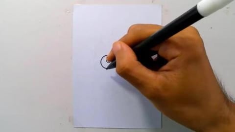 Drawing graffiti cartoon zombie logo shorts