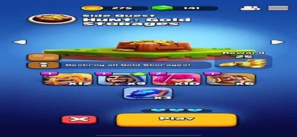 Clash Quest: 14/9 Hunt Gold Storages gameplay