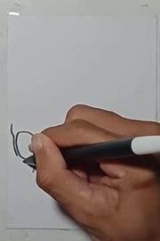 Drawing Graffiti Character Skull And Glasses Shorts