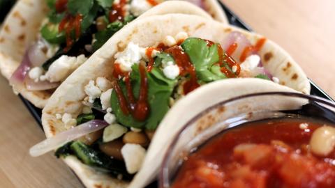 Beans and Greens Tacos