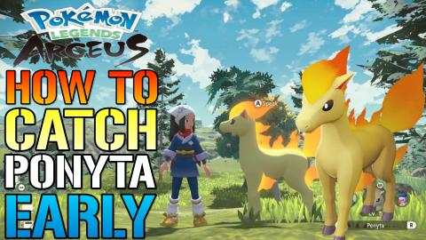 Pokemon Legends Arceus: How To Get Ponyta Early In The Ga...