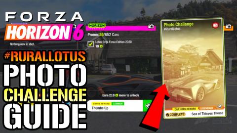 Forza Horizon 6 Photo Challenge Guide! #RuralLotus EASY A...