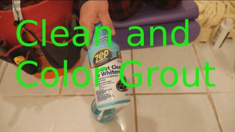How to Clean and Color Grout