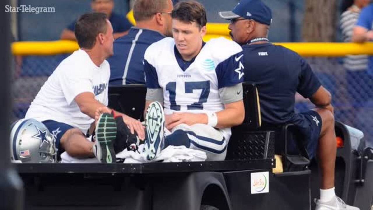 Cowboys reserve QB Jameill Showers on injured Kellen Moore: 'It's